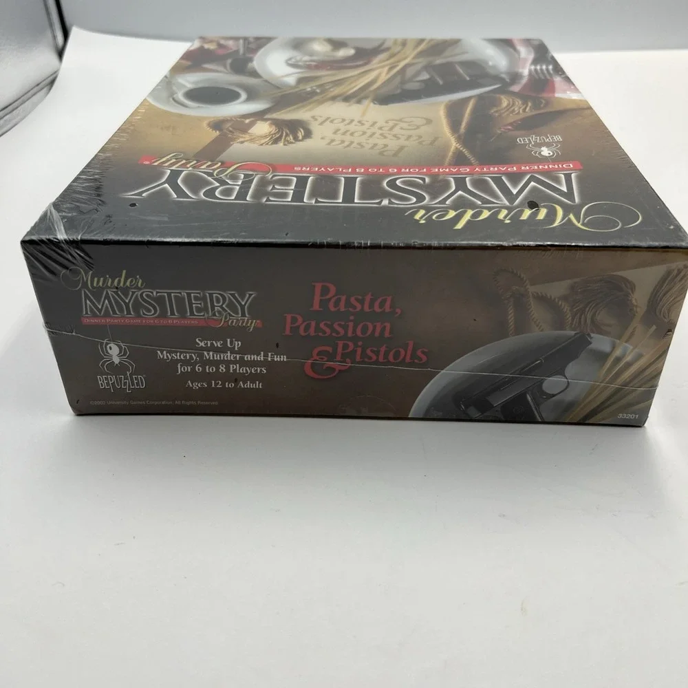 Murder Mystery Dinner Party Game‎ Pasta, Passion & Pistols *New*